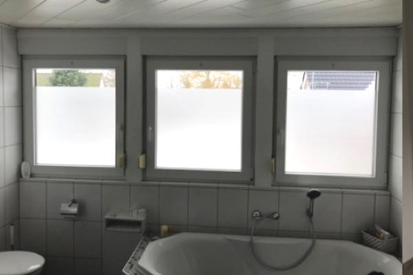 Glasdekorfolie Badezimmer Fenster