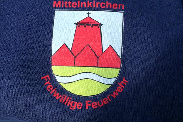 Dienst Pullover Beflockung Feuerwehr