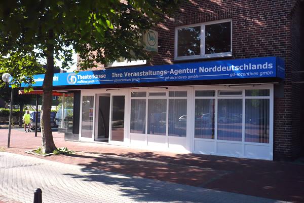 Eingangsschild Veranstaltungs-Agentur Horneburg