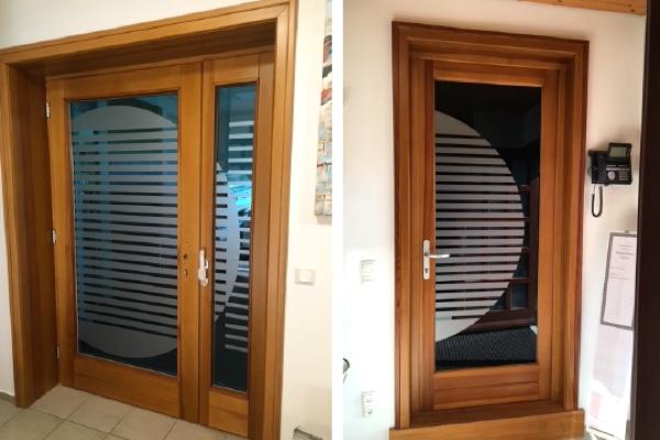 Glasdekorfolie Haustür Zimmertür