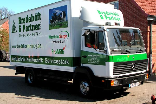LKW Beschriftung Fa. Bredehöft