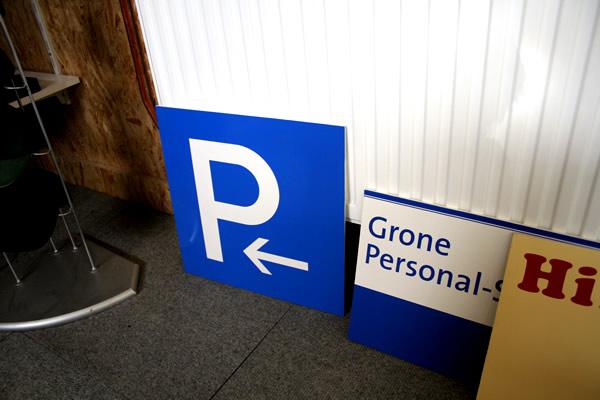 Parkplatz Markierungen