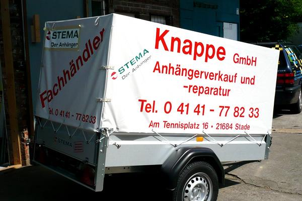 Planenbeschriftung Fa. Knappe