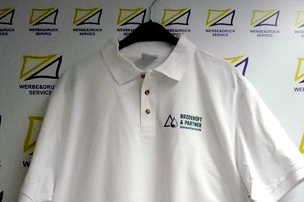 Beflockung Polo Hemd mit Logo
