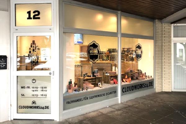 Schaufenster mit Glasdekorfolie