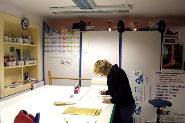 Team bei der Arbeit