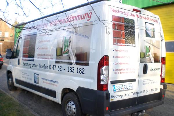 Transporter Beschriftung Fa. Lammers