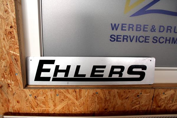 Werbe-Schild aus Aluminium