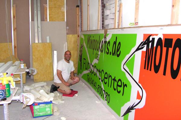 Werbeschild Funsportcenter